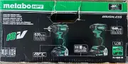 NEW Metabo HPT 18V MultiVolt Hammer Drill and Impact Driver Combo Kit KC18DEXQB
