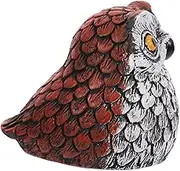 Hidden Key Holder Owl Sculpture Resin Key Hider Box for Outdoor Garden Discreet Easy to Install Secret Lock Box Creative Decorative Accessory