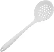 Silicone Skimmer Ladle Heat Resistant Non Stick Strainer Spoon for Cooking Noodles and Hot Pot Essential Food Grade Kitchen Utensil for Easy Scooping and Quick Cleaning