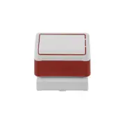 Custom Brother 34x58mm Red Stamp for Office Use | High-Quality Ink Pad