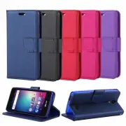 For BLU Studio G2 G 2 S010Q Leather Wallet Flip Card Slot Case Cover + Screen