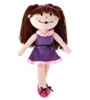 New Madame Alexander StinkyKids Julie Purple Dress Cloth Doll