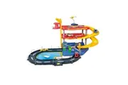 Bburago 1:43 Street Fire Kids Parking Car Pretend Play Toy Set w 2x Cars 3y+