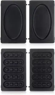 Cook's Companion Waffle Maker Removable Omelette and Waffle Plates OPEN BOX