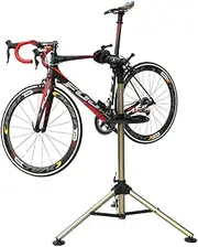 Bikehand Tripod Bike Repair Stand - Home Portable Bicycle Mechanics Workstand - Great for Mountain Bikes and Road Bikes Maintenance