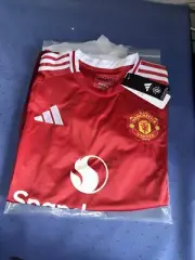 2024 / 2025 Manchester United adidas Home/Away Shirt Size Large Brand New W/ Tag