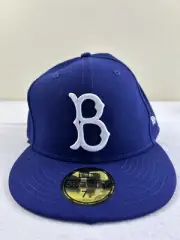 New Era 59Fifty Men Women Cap Brooklyn Dodgers Cooperstown 1949 Sz 7 5/8 New