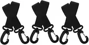 Vaguelly Stroller Hooks for Hanging Pram Hooks No Drilling Strong Load Capacity