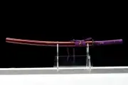 Katana Sword Imitates The Purple Copper Stone Pattern Knife And Is Forged