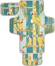 Reusable Diaper Change pad with Tissue Pocket Waterproof Changing pad for Baby with Built-in Pillow