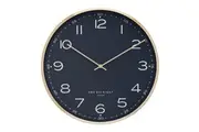 AUSTIN 40cm Petrol Blue Silent Wall Clock by One Six Eight London