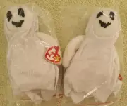 Ty Beanie Babies X 2 Sheets Ghosts Tagged