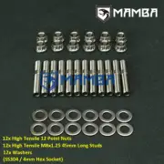 CNC Volvo 240 B230 B23 B21 Intake /Turbo Exhaust Manifold Stud Kit M8x1.25 SS304