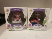 Honey Bee Acres Rainbow Ridge Rainbow Pals Baby Haley And Babtmy Cece New In Box