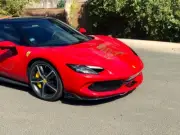 Exclusive lateral splitter for Front Bumper CARBON spoiler Lip Ferrari 296 (for: Ferrari)