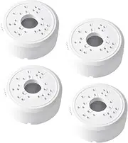 Universal Junction Box for Bullet Security Camera, Plastic Waterproof Junction Box Mount Bracket, Indoor/Outdoor Wall Ceiling Mount Hide Cable Junction Base Boxes for Reolink Solar Panel (4pcs)