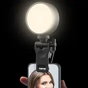 Clip On Ring Light for Laptop | Small Ring Light for Monitor - 6 Inch Selfie Ring Light Portable for Laptop, Makeup, Video Calls, Phone Light with Adjustable Light Modes