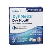 OraCoat Orahealth XyliMelts Mint-Free, 40 Each (Pack of 6)