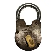 Rusted Iron Davey Jones Locker Padlock 6 Inch