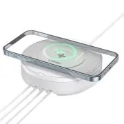 LDNIO AW003 32W 5-in-1 Desktop Wireless Charger Charging Station with 4-Port PD/QC3.0 Fast Charger and Wireless Charger