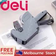 Deli 8 Digits Price Label Gun Handheld Tag Labeller Pricing Machine with Labels