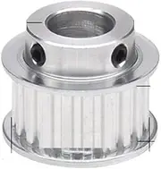 1pcs 24 Teeth XL Timing Pulley 24T Aluminum Alloy Synchronous Wheel for Belt Width 10mm Bore 6 6.35 8 10 12 12.7 14 15 Mm(6mm)