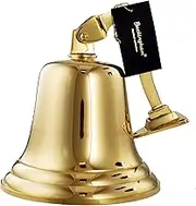 Buckingam Palace Nautical Brass Polished Boat Bell | Nagina International | Solid Brass Maritime Signature Bell