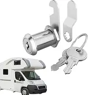 RV Storage Locks with Keys, 1-1/8 inch Zinc Alloy Cam Lock Keyed Alike, Storage Box Security Accessories Set for Drawer, File, Mailbox, Toolbox