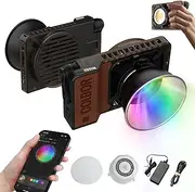 COLBOR W100R Pocket RGB Video Light 100W Photography LED Fill Light 2700K-6500K Dimmable APP Control for Vlog Live Streaming