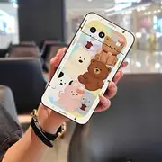 Phone Case Compatible with Google Pixel 8A, Silicone Anti-dust Mobile Case Phone Pouch Cell Phone Sleeve Anti-Knock Protective Cartoon Durable
