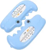 Vaguelly 2Pcs Cartoon Thermometer for Bathtubs and Spas Accurate Water Measurement for Swimming Pools and Hot Tubs Cute Design