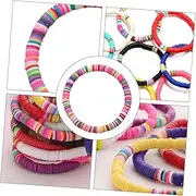 WOFASHPURET 1pc Colorful Clay Beach Bracelet Colorful Embellishment Bracelet Style Bracelet Delicate Pendant Stretch Charm Bracelet Clay Friendship Bracelet Clay Bracelet Polymer Clay