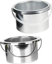 CANIGHT Wax Melter Pot Kit 2 Pcs Inner Pots for Wax Melter Machine Paraffin Wax Pot