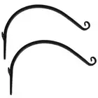 Rustic For Hanging Basket Holders 2pcs Iron Hooks for Plants and Garden Decor