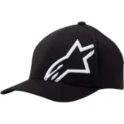 Alpinestars Corp Shift 2 Flexfit Hat (Lg-XL, Corp Shift 2 Black/White)