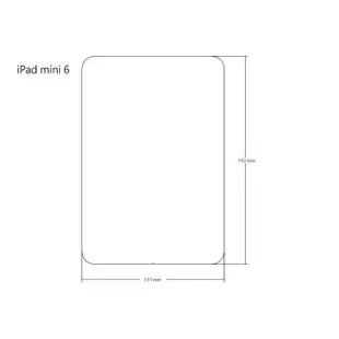 imos Apple iPad mini 6 強化螢幕玻璃保護貼 高透