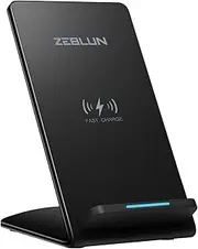 Wireless Charger Dock for iPhone X - Mobile Qi wireless Charger Stand, fast Wireless Charger for Samsung S9 Plus, Microusb Qi Charger For Samsung Galaxy S9/S9 Plus/S8/S8 Plus/Note 8/S7 Edge, Apple iPhone 8/8 Plus/X, LG G6 Plus, Huawei Mate RS