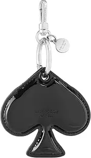 kate spade new york AirTag Charm Keychain - Spade-Shaped AirTag Holder with Luxe Ring Clip for Bags, Luggage, Keys, and More