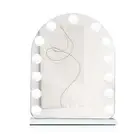 Yezi Hollywood Arched Makeup Mirror With Led Lights And Adjustable Brightness ir