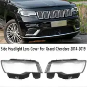 Car Left Right Side Headlight Lens Cover Transparent Head Light Light Shell for Jeep Grand Cherokee 2014-2019