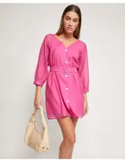 [Oxford] Oxford Peony Silk Blend Dress 12