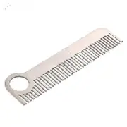 Pocket Tool Stainless Steel Matte Minimalist Engraved Tactical Metal Hair Mustache Comb Stainless Steel Hair Comb(3pcs)