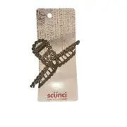 SCUNCI 4.5 Inch And Large Sparkle Jewel Hair Claw Clip 1 Pack