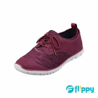 在飛比找momo購物網優惠-【PANSY】flippy大理石紋運動型休閒鞋 酒紅色(31