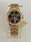 Brand New Michael Kors MK7404 Lennox Black Dial Gold Tone Women's Watch