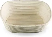 Frieling Premium Brotform Oval Bread Proofing Basket, Large, 10"x7", Natural Cane