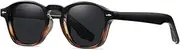 [LIGOES] Polarised Sunglasses Men Women Round Square Sunglasses CP Frame Retro Eyewear