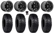 Fuel Unit 15" Wheels Black 30" Intersect Tires RZR XP 1000 / PRO XP