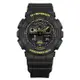 【CASIO】卡西歐 G-SHOCK 搶眼撞色 GA-100CY-1A 兩百米防水 電子錶 雙顯運動錶 黑/黃