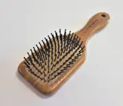 Diva Small Bamboo Paddle Brush with Pin
